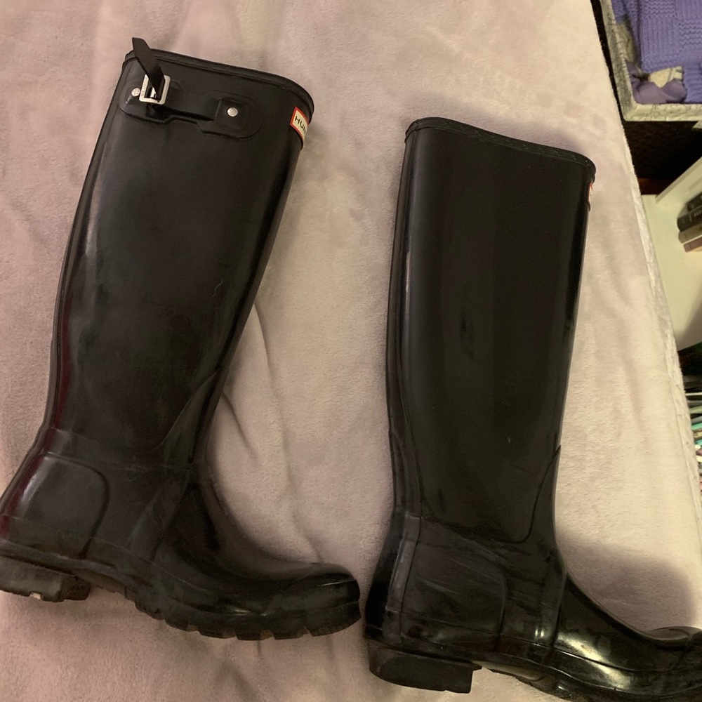 Black Hunter Boots